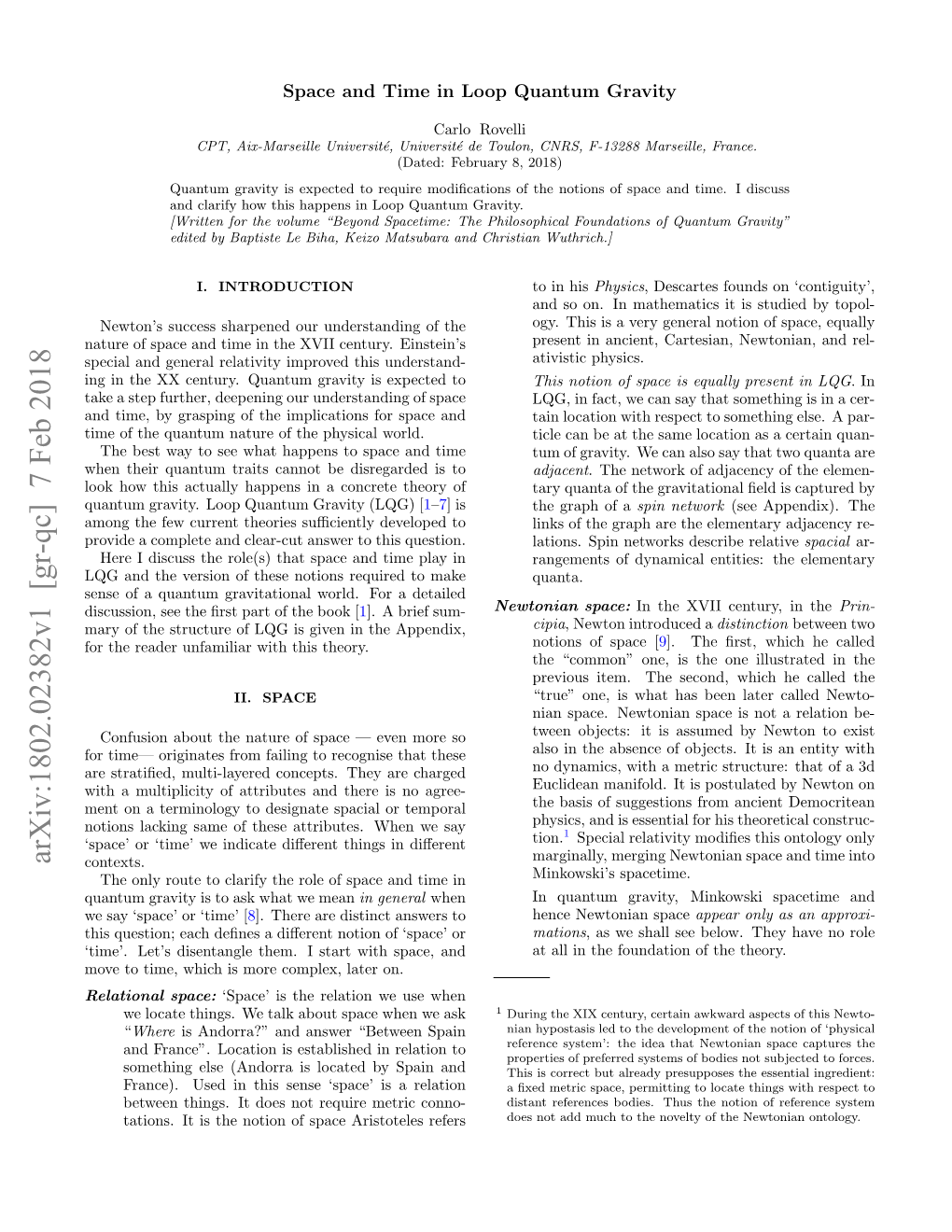 Space and Time in Loop Quantum Gravity