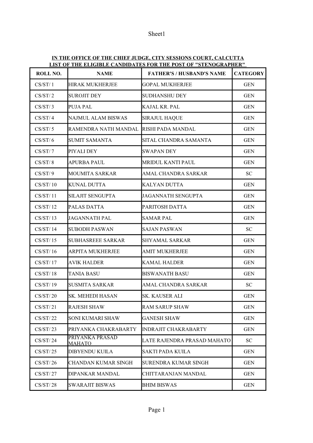 Sheet1 Page 1