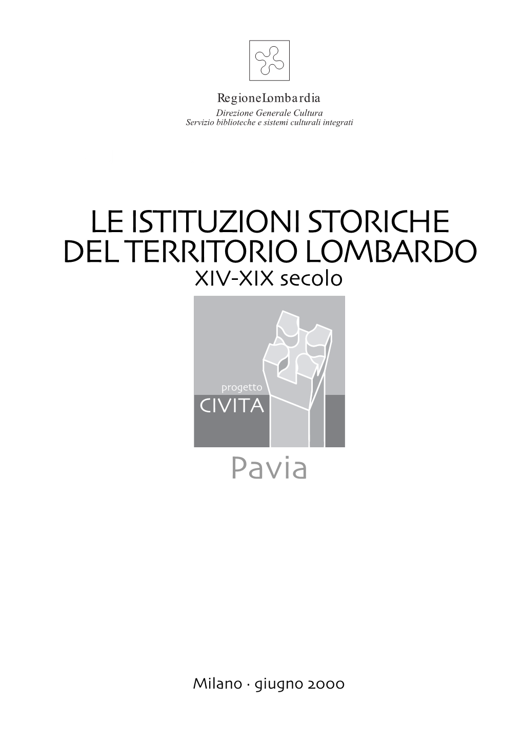 Progetto CIVITA · Provincia Di Pavia