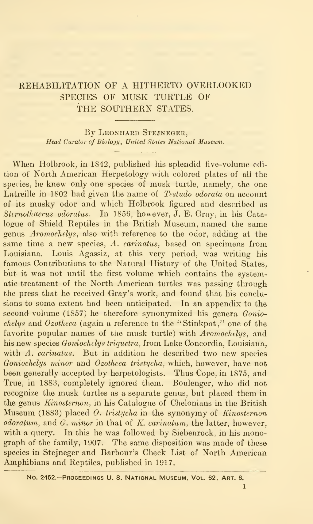 Proceedings of the United States National Museum