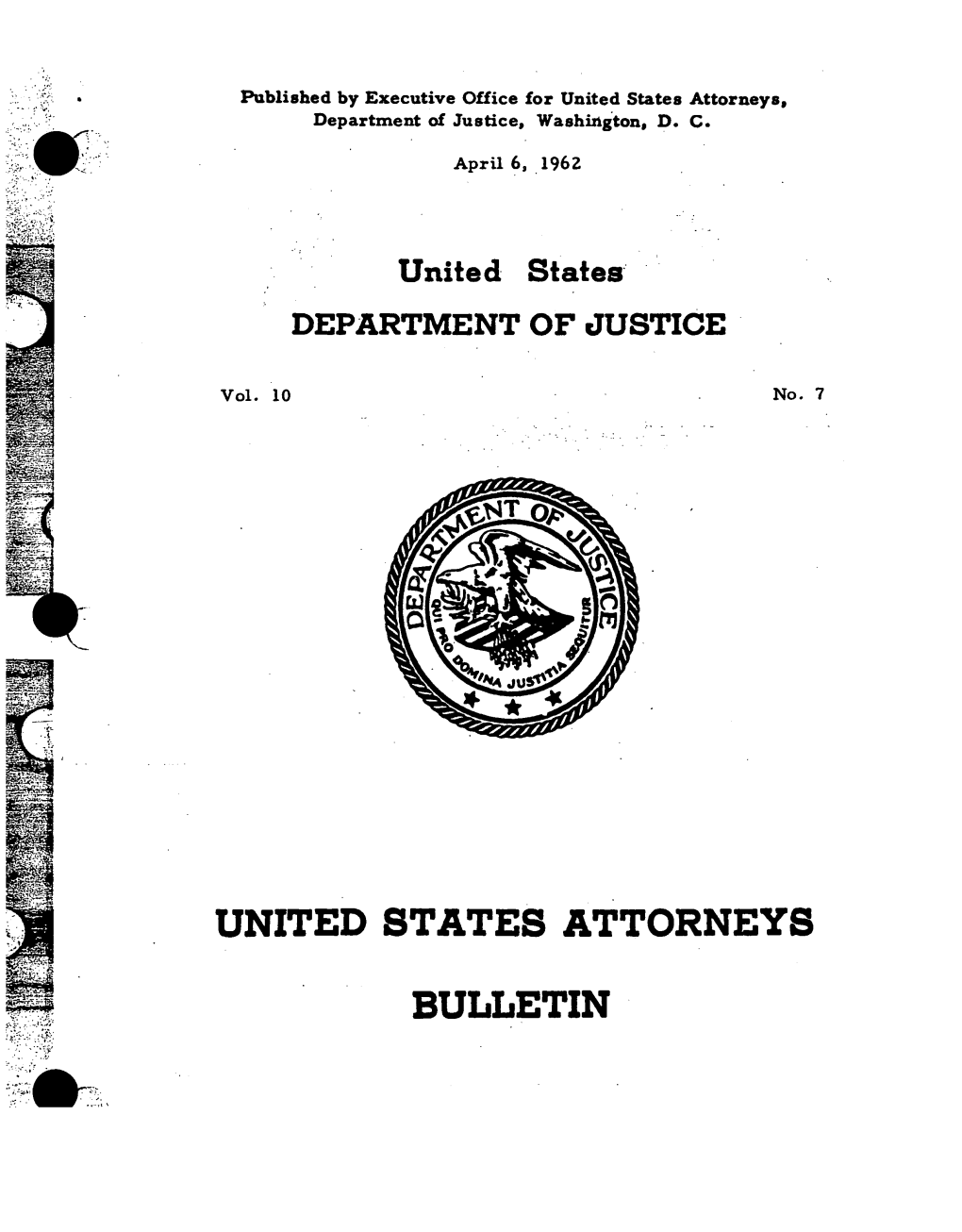United States Attorneys Department of Justice Washington