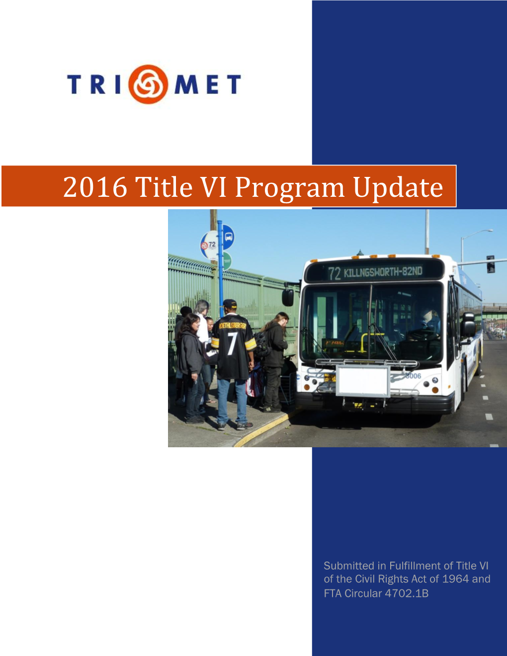 2016 Title VI Program Update