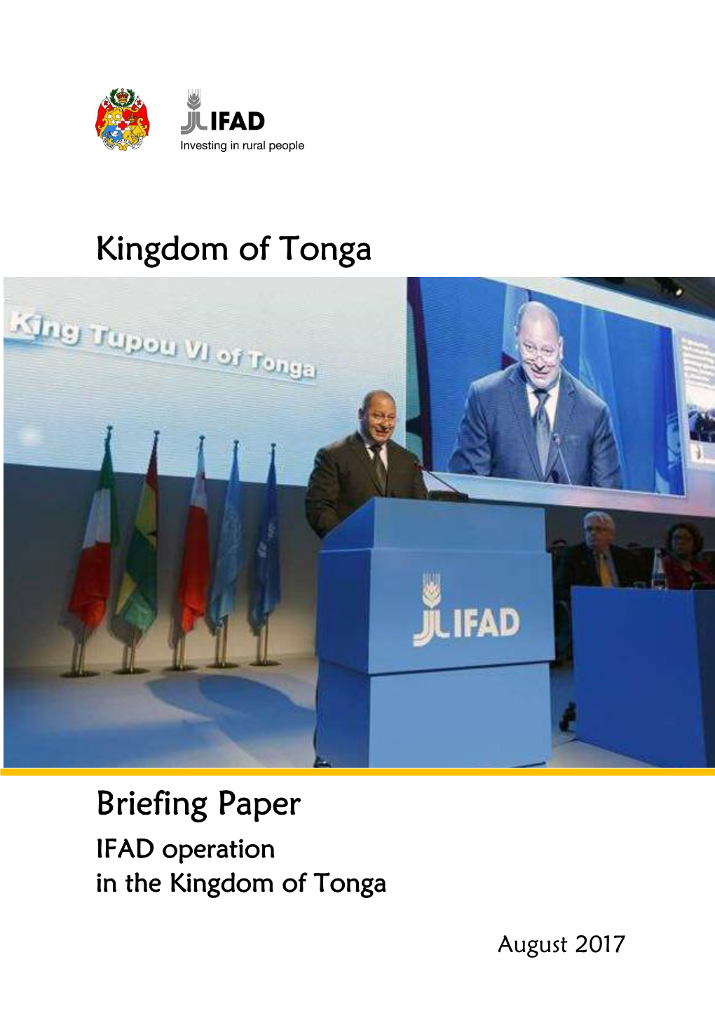 IFAD Operations in the Kingdom of Tonga