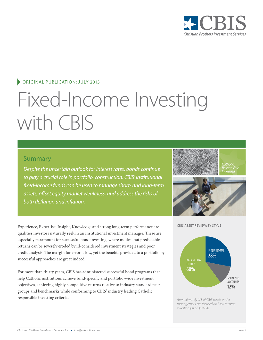 Fixed-Income Investing with CBIS