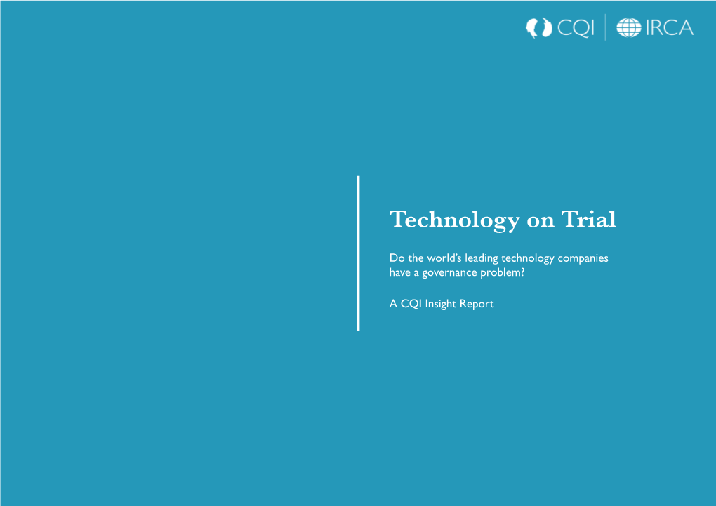 Download the Technology on Trial Report