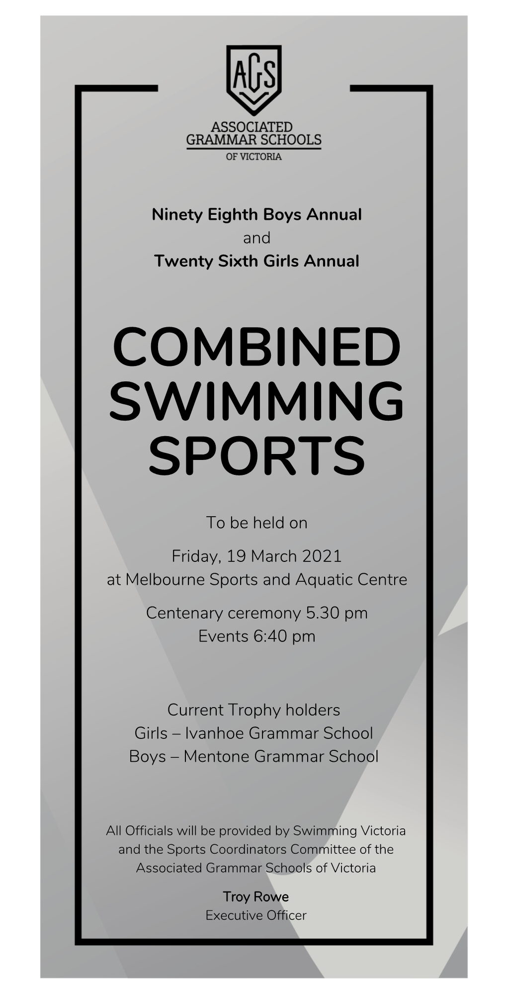 Combined Swimming Sports