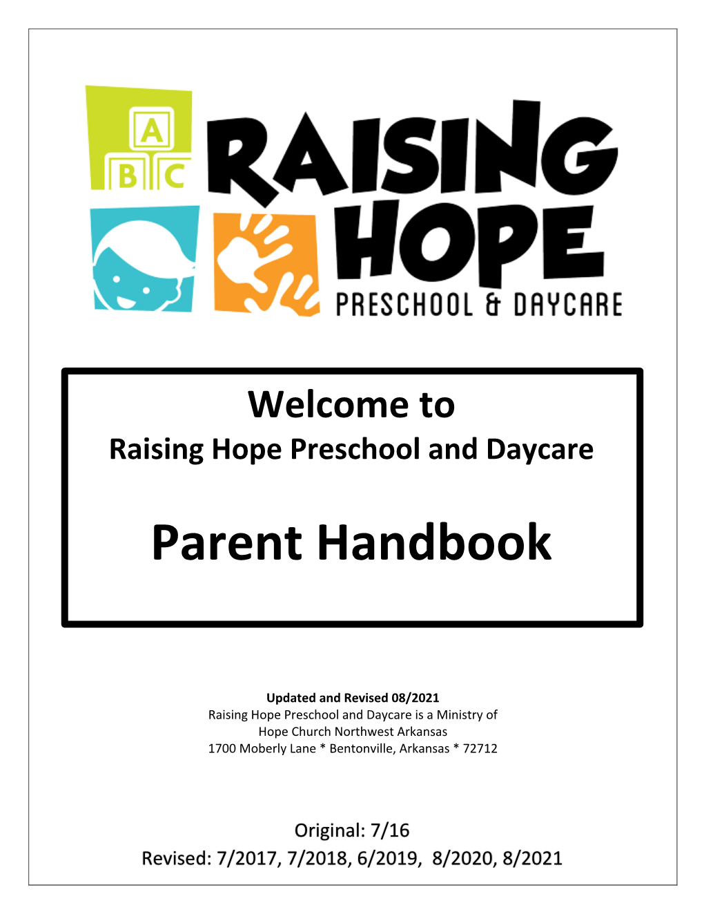 Parent Handbook