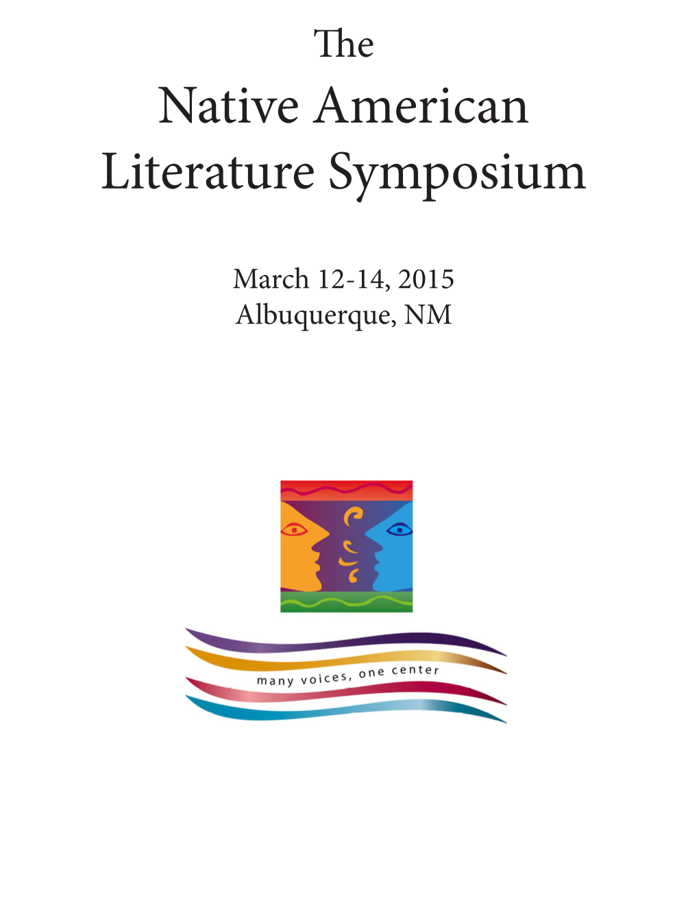 Native American Literature Symposium