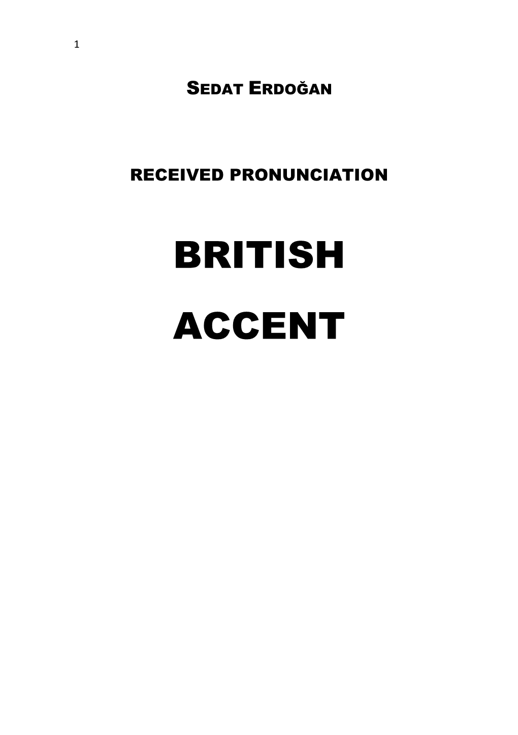 British Accent