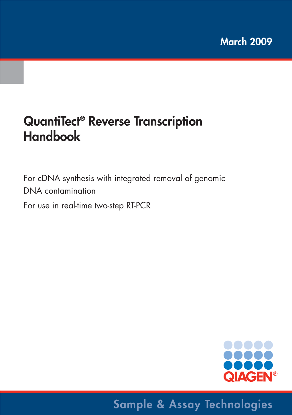 Quantitect® Reverse Transcription Handbook