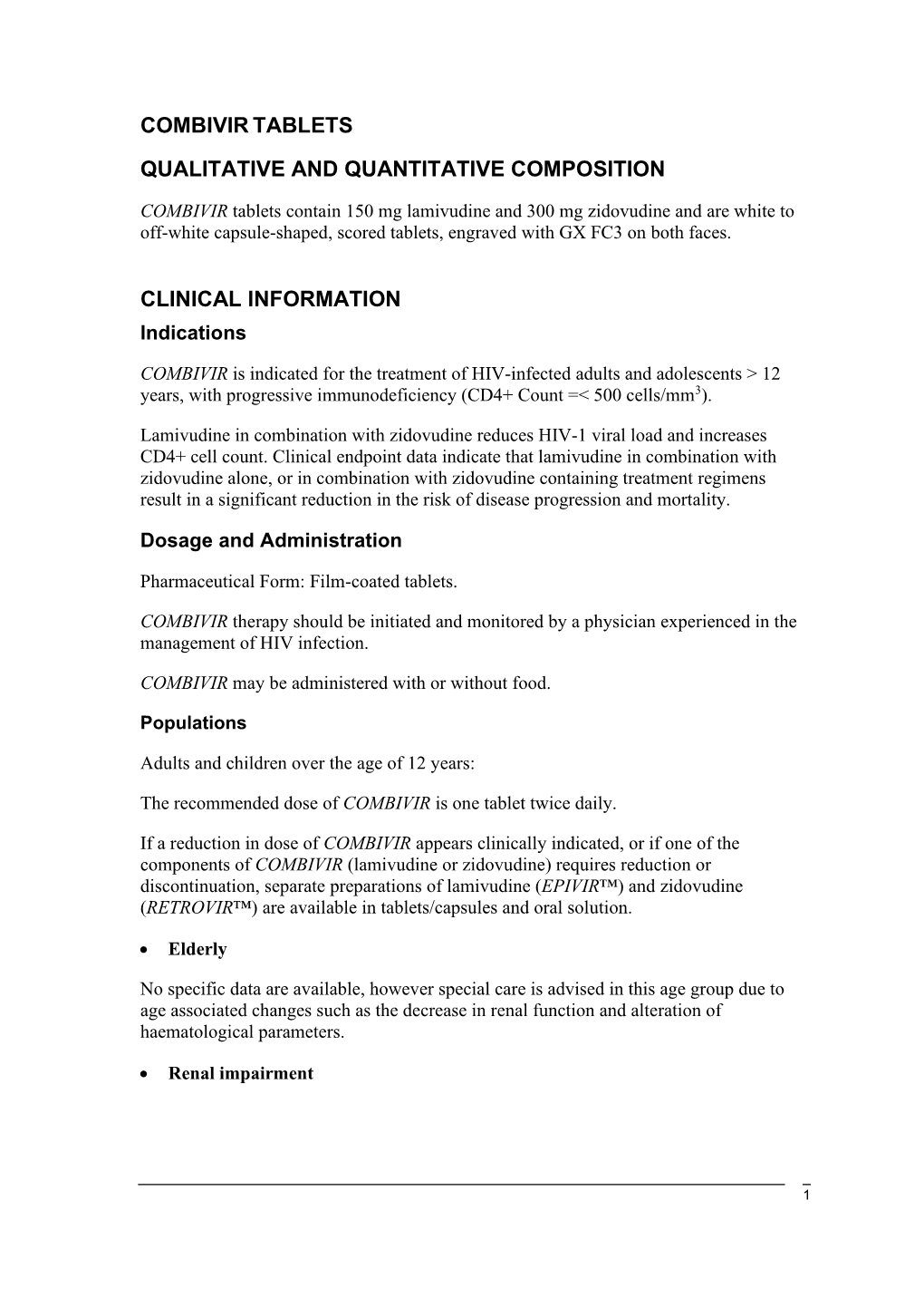 Prescribing Information for These Drugs