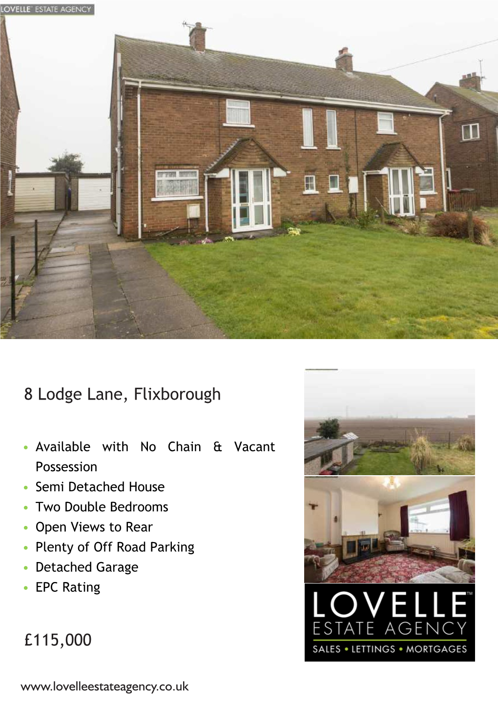 8 Lodge Lane, Flixborough £115,000