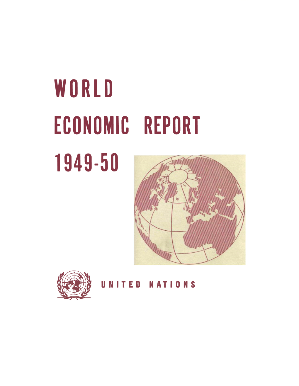 World Economic Report 1949-50