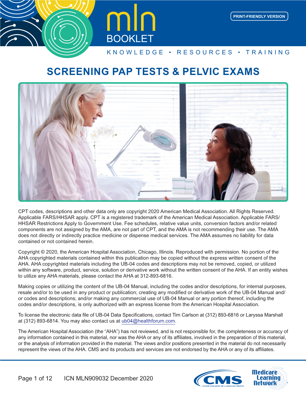 Screening Pap Tests & Pelvic Exams