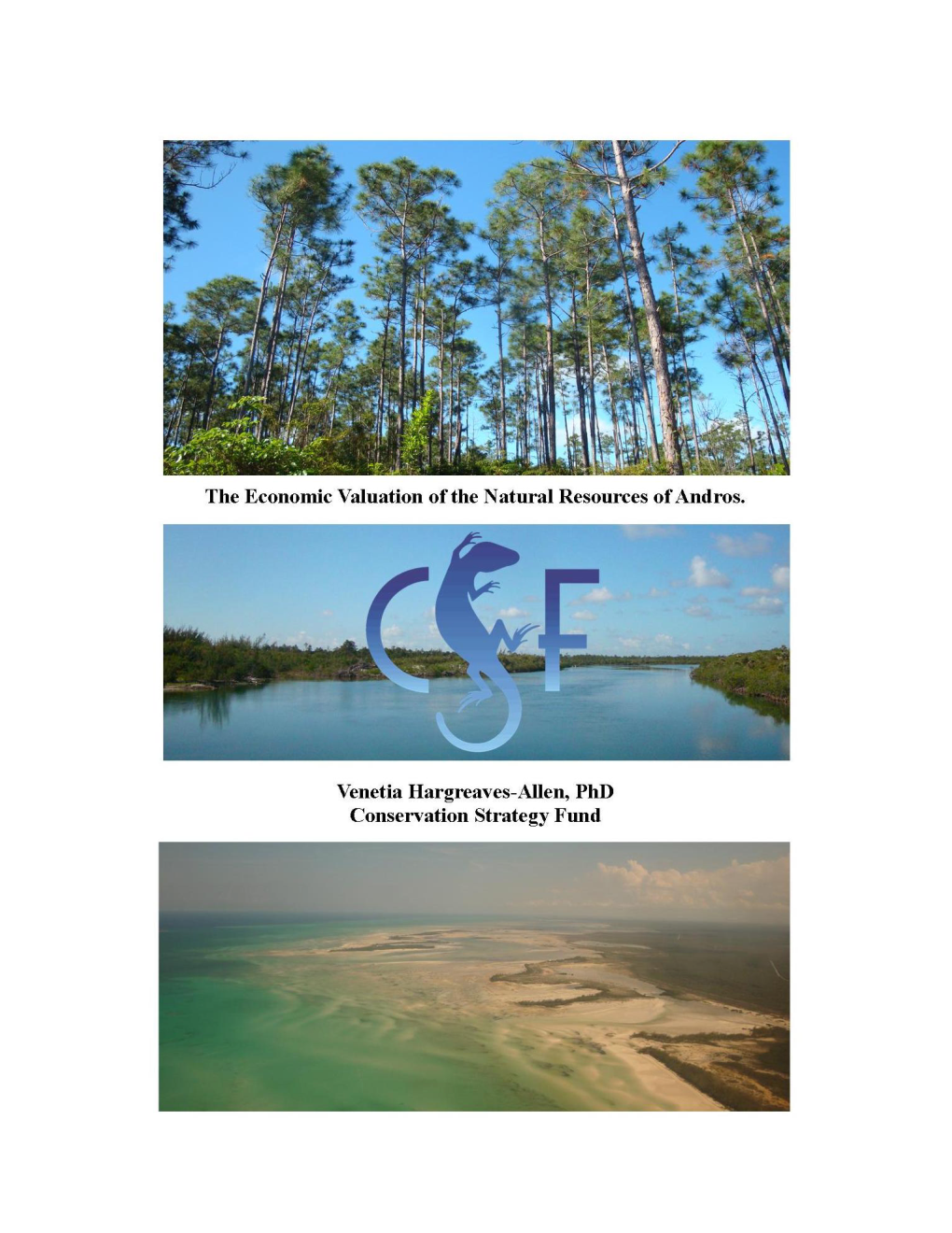 An Economic Valuation of the Natural Resources of Andros Islands, Bahamas