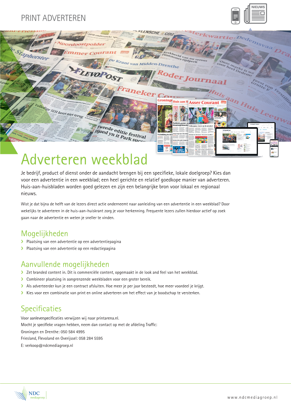 NDC Factsheets Adverteren Weekbladen.Indd