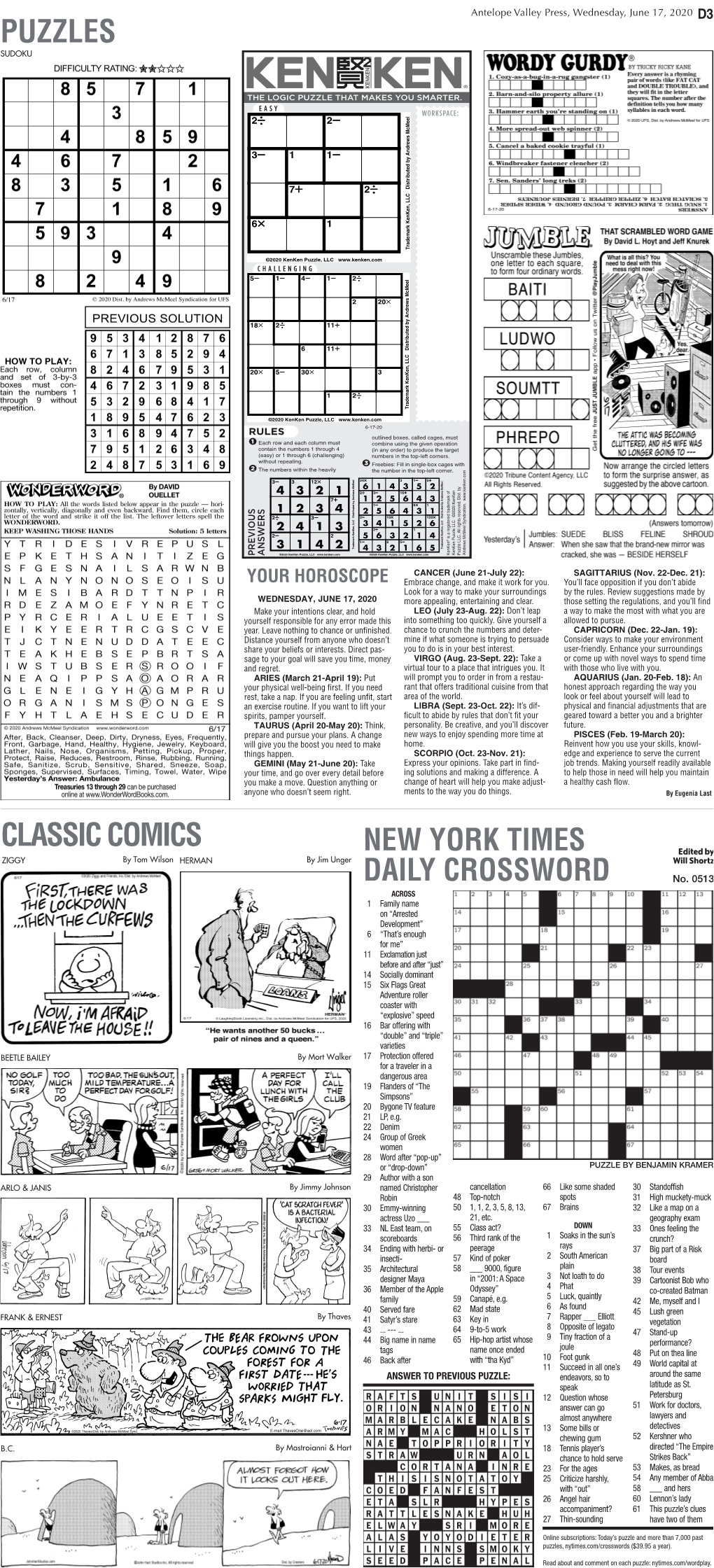 Classic Comics Puzzles