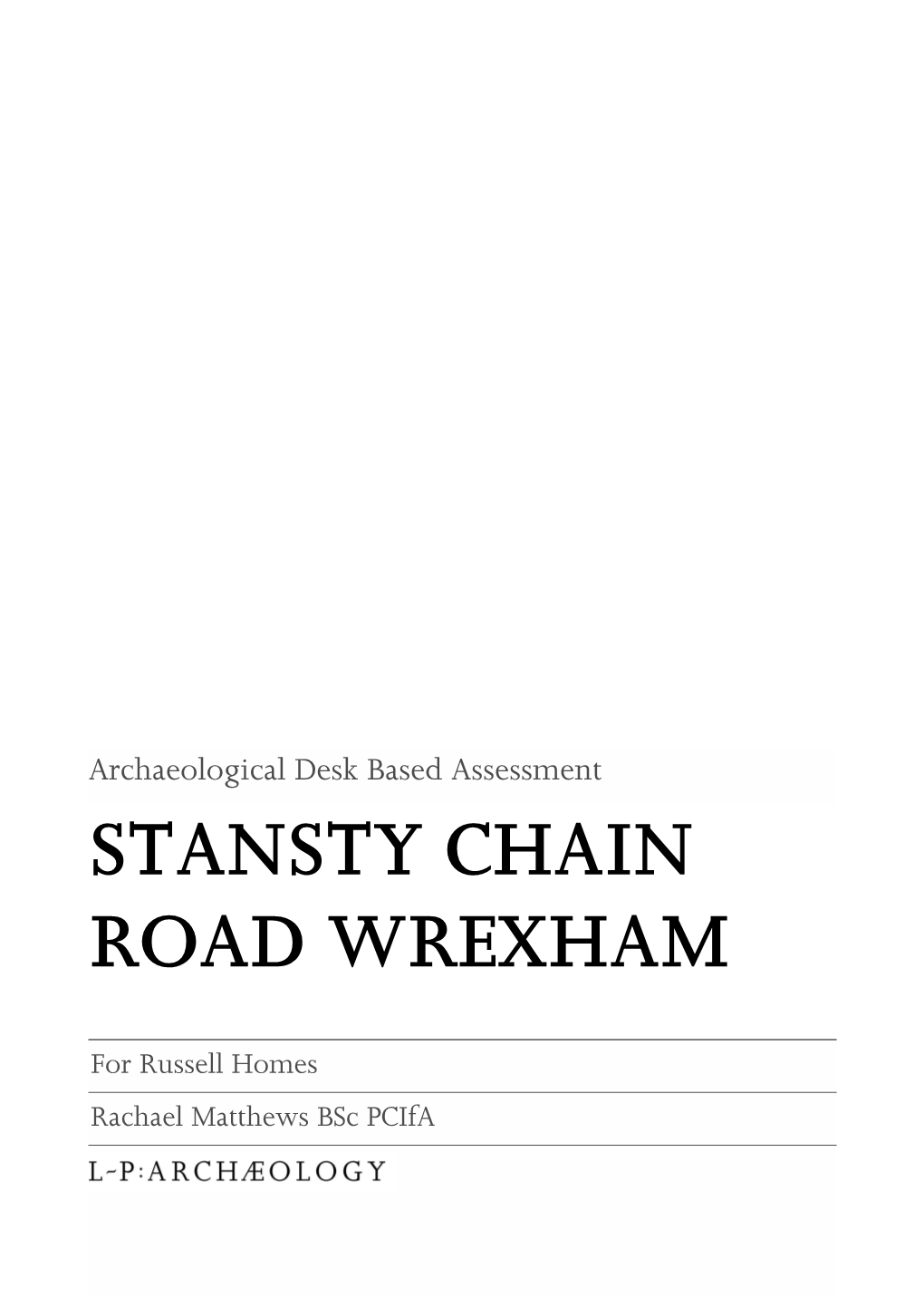 Stansty Chain Road Wrexham