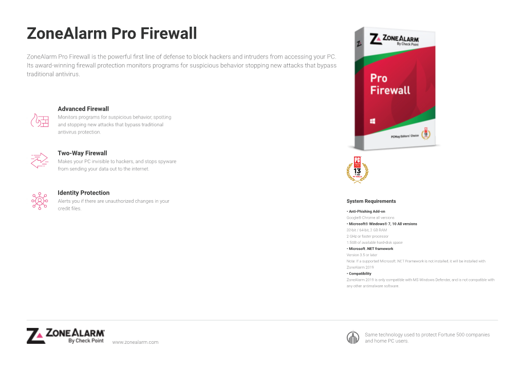 Zonealarm Pro Firewall