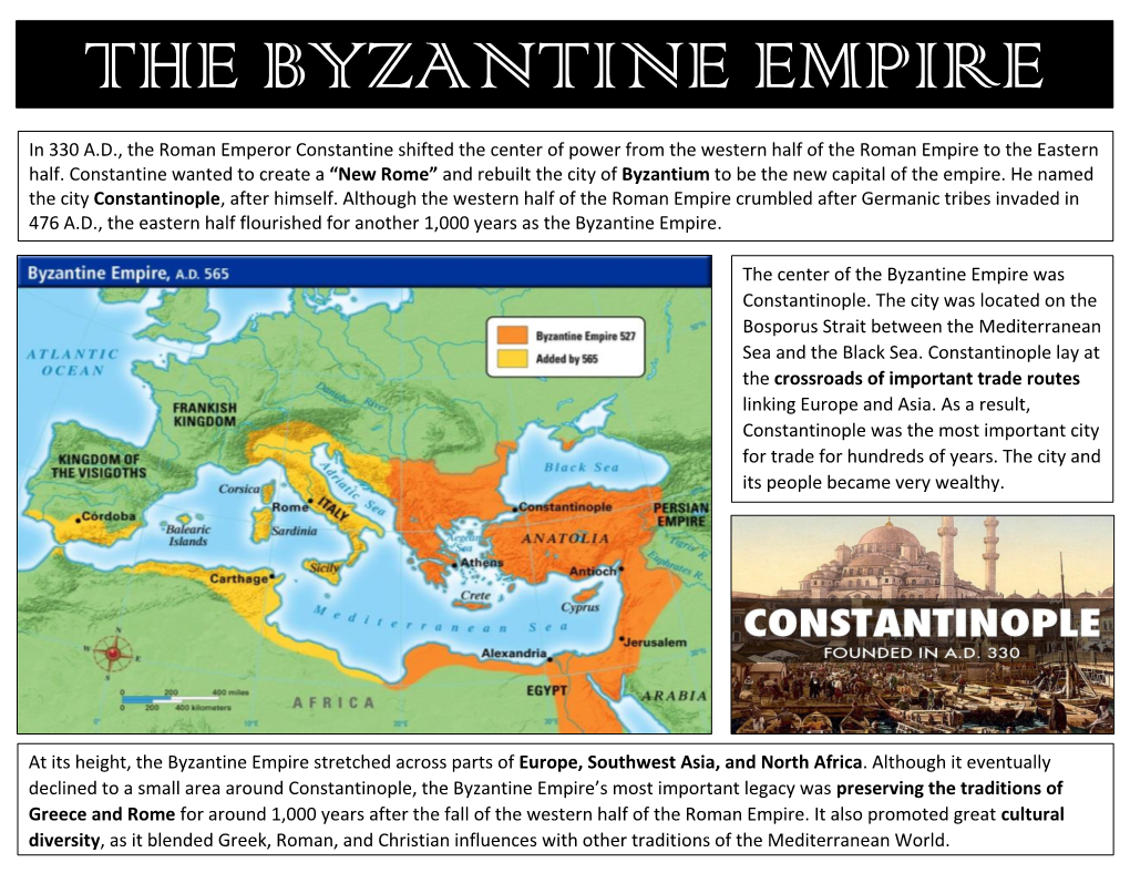 The Byzantine Empire