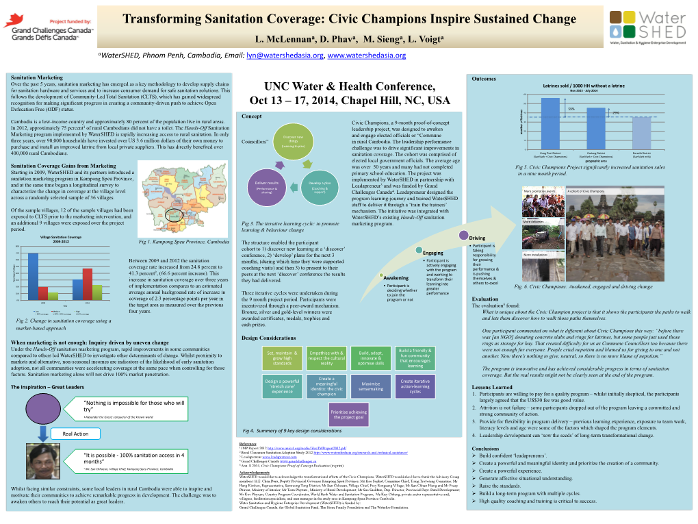 Transforming Sanitation Coverage: Civic Champions Inspire Sustained Change L