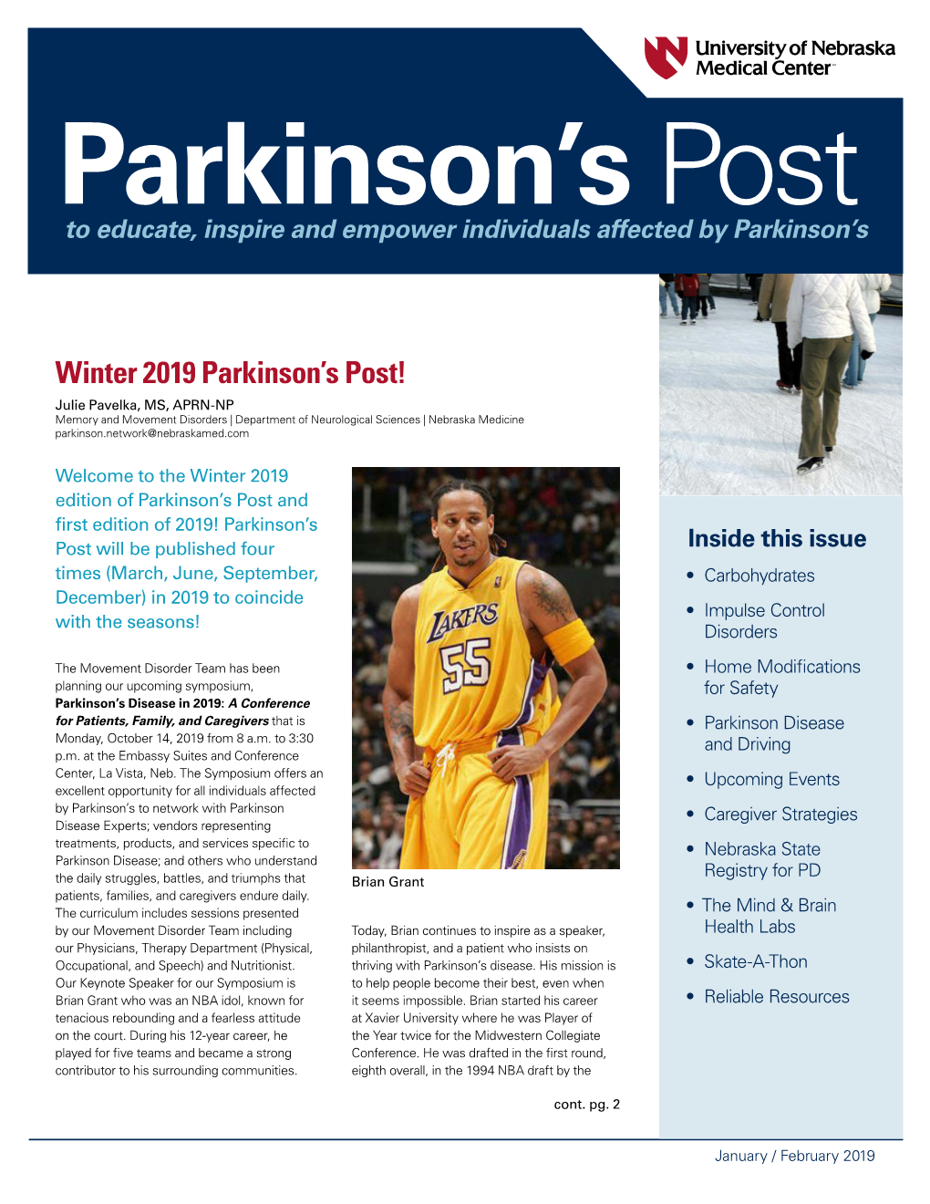 Winter 2019 Parkinson's Post!