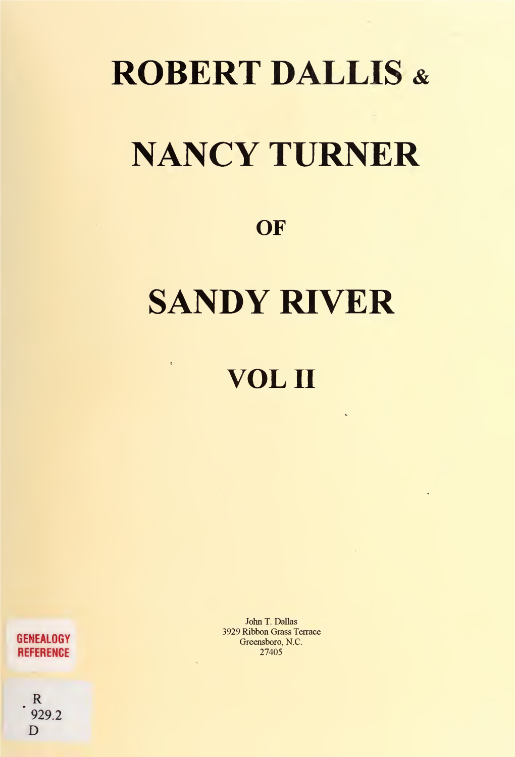 Robert Dallis & Nancy Turner of Sandy River