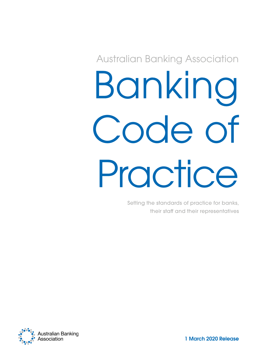 Banking Code of Practice