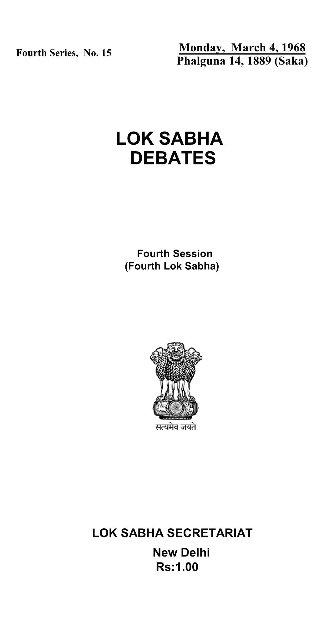 Lok Sabha Debates 1140