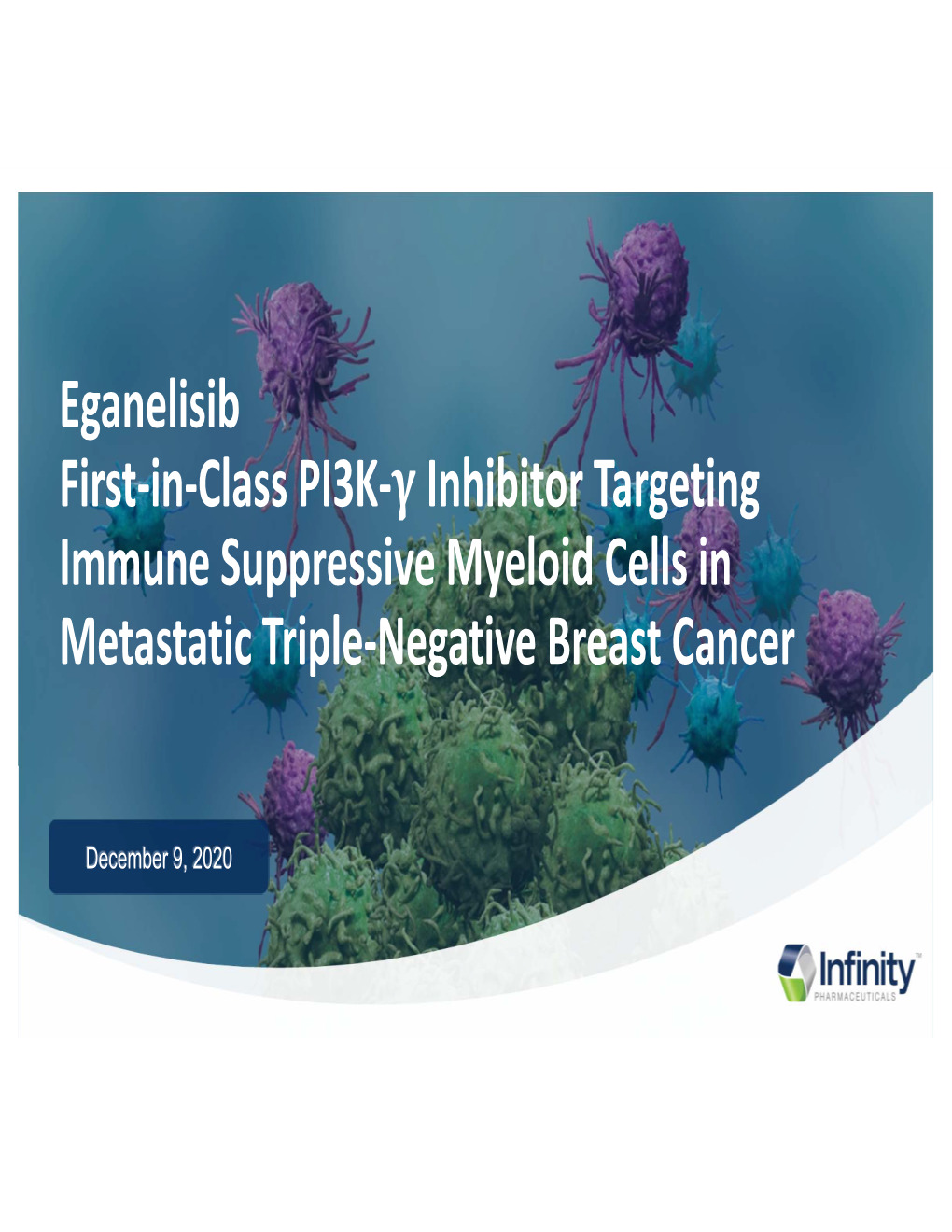 Eganelisib First‐In‐Class PI3K‐ Inhibitor Targeting Immune Suppressive Myeloid Cells in Metastatic Triple‐Negative Breast Cancer