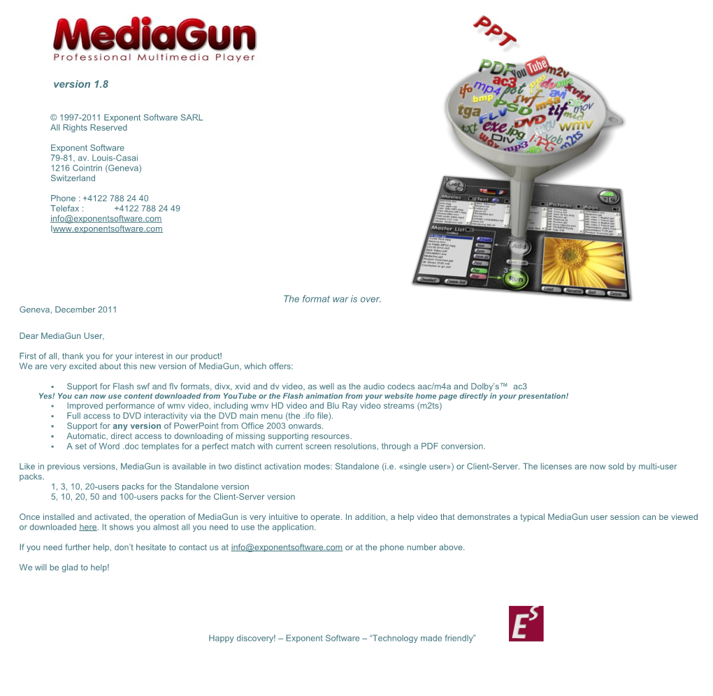 Mediagun for Windows 1
