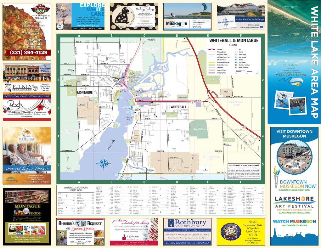 White Lake Area Map