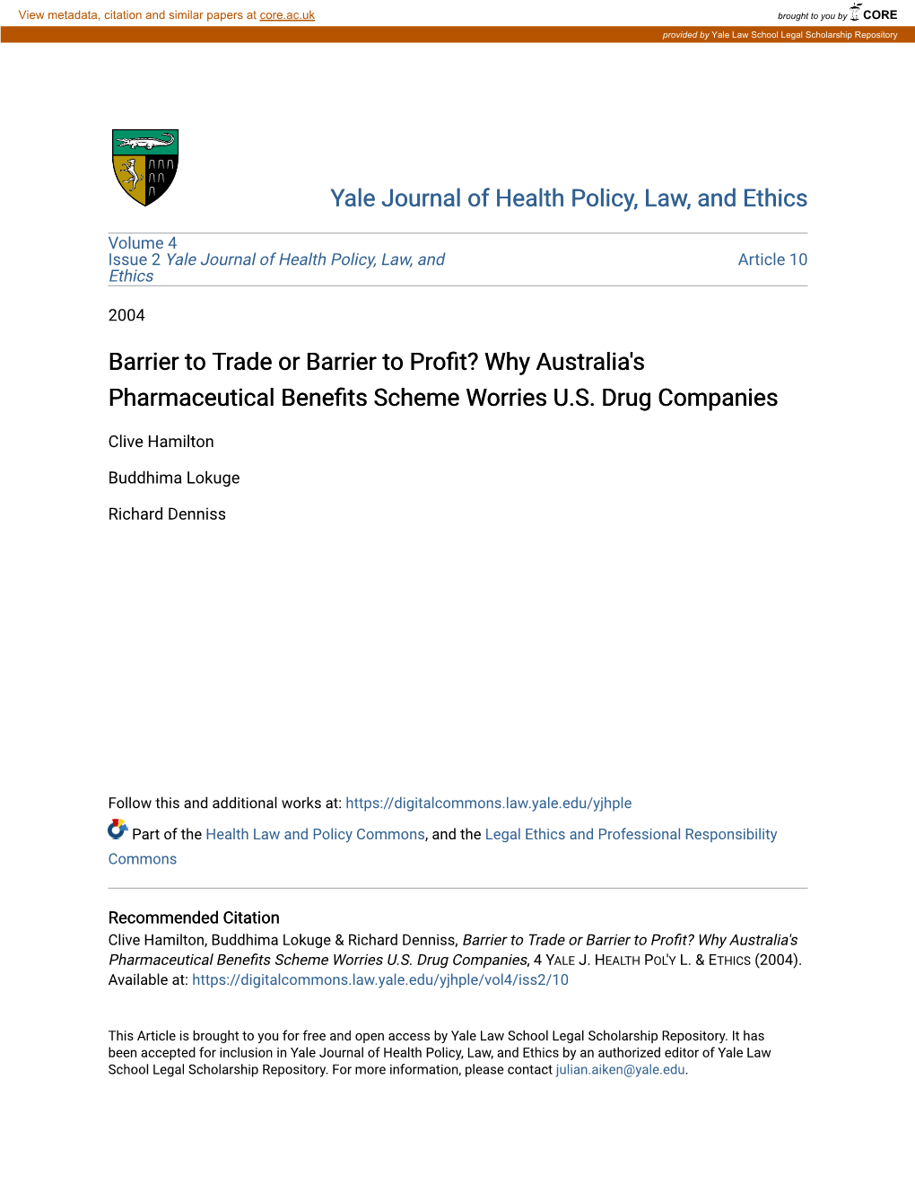 Why Australia's Pharmaceutical Benefits Scheme Worries U.S