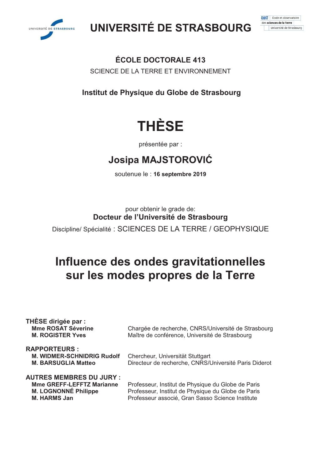 Influence of Gravitational Waves on Earth Normal Modes