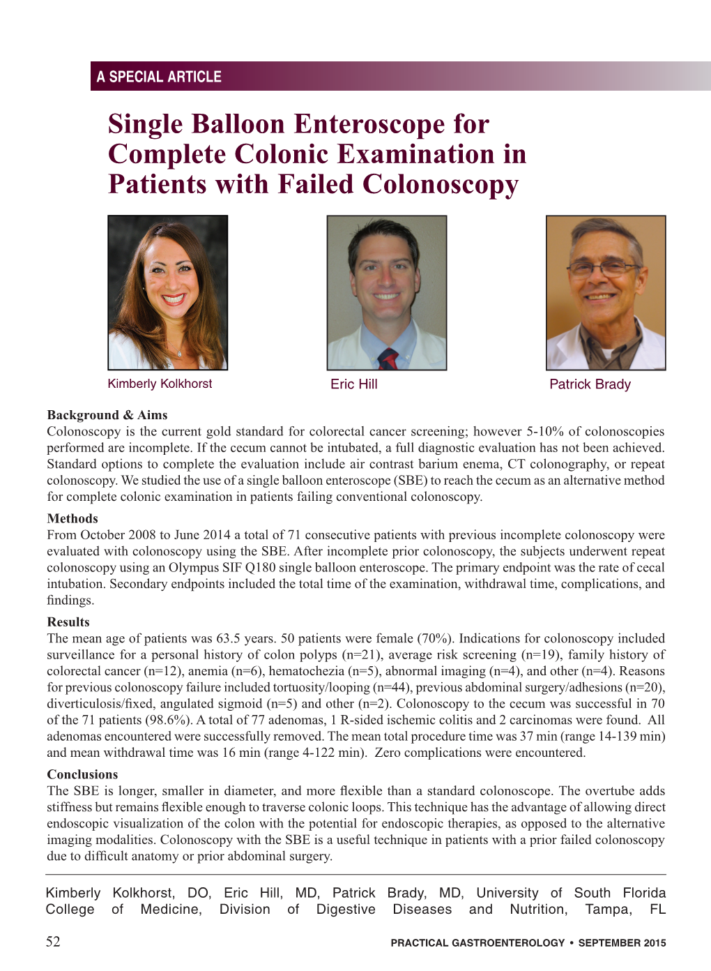 Single Balloon Enteroscope for Complete Colonic Examination in Patients with Failed Colonoscopy