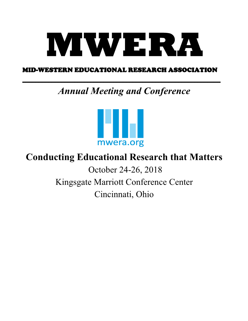 Annual Meeting and Conference Conducting Educational Research