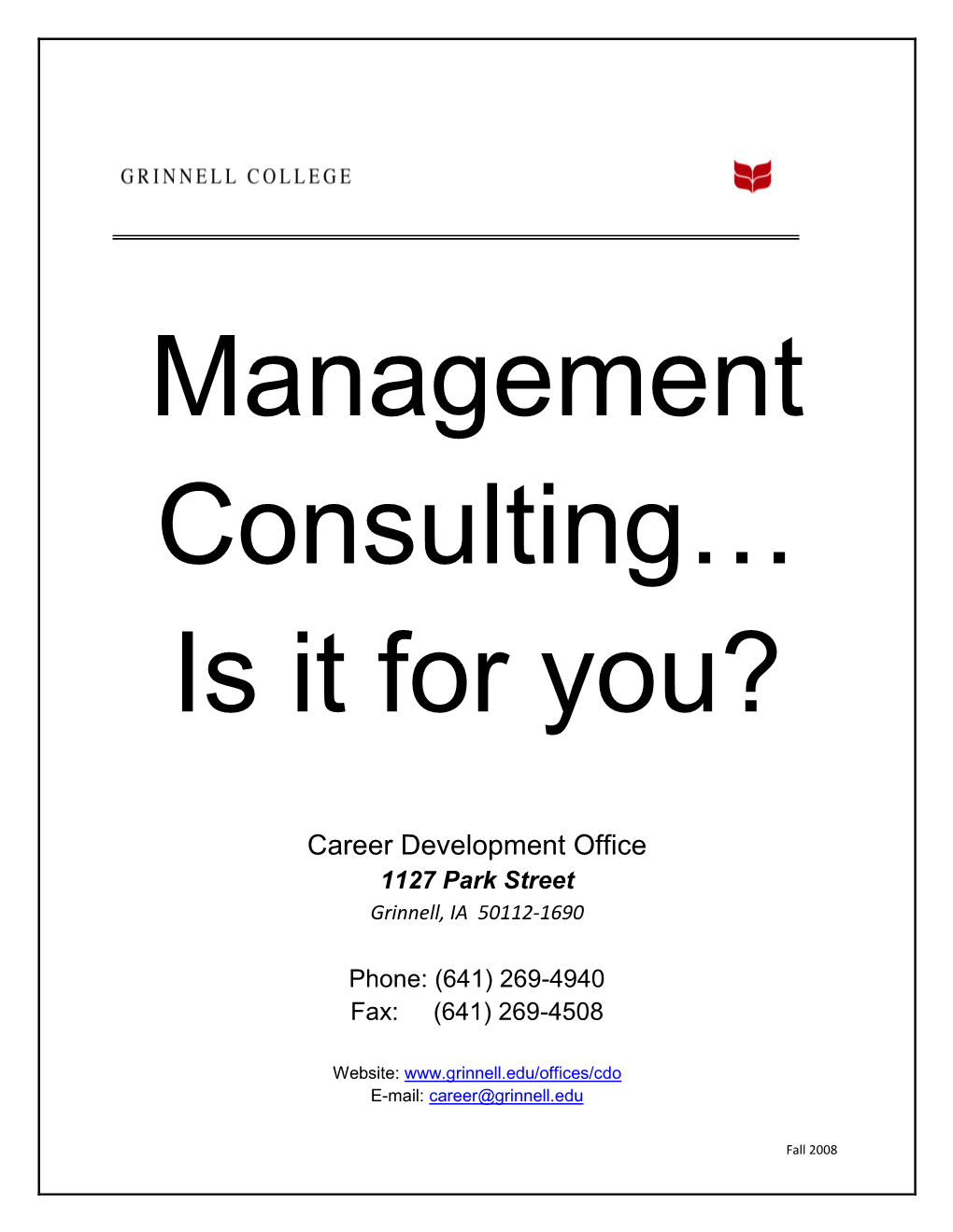 Consulting… Is It for You?
