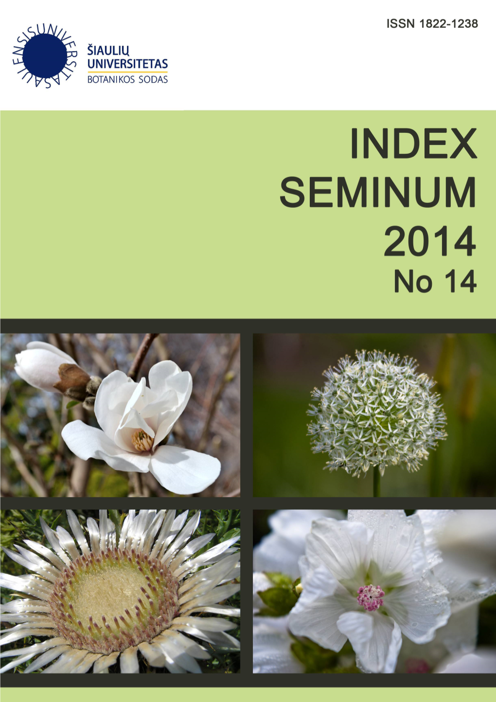 INDEX SEMINUM 2014 Siaulia