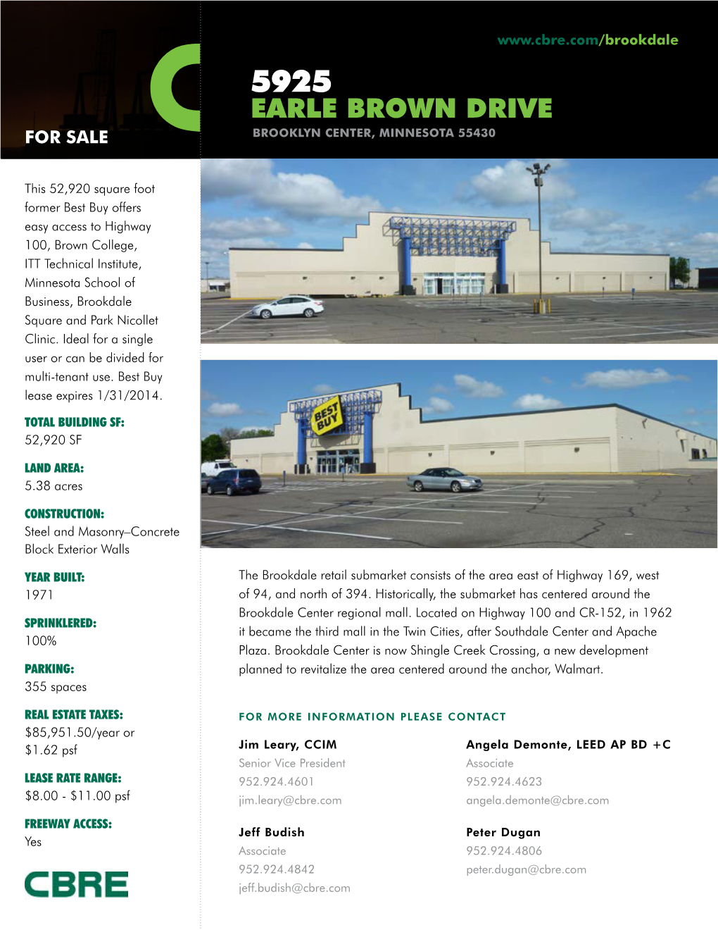 Earle Brown Drive for SALE Brooklyn Center, Minnesota 55430
