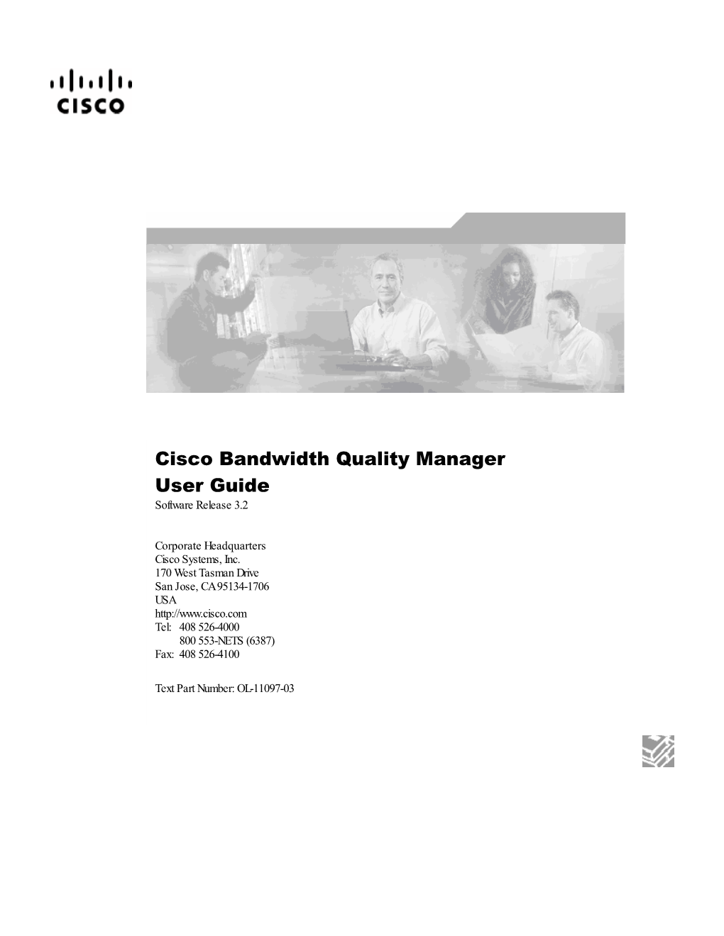 Cisco Bandwidth Quality Manager User Guide Software Release 3.2