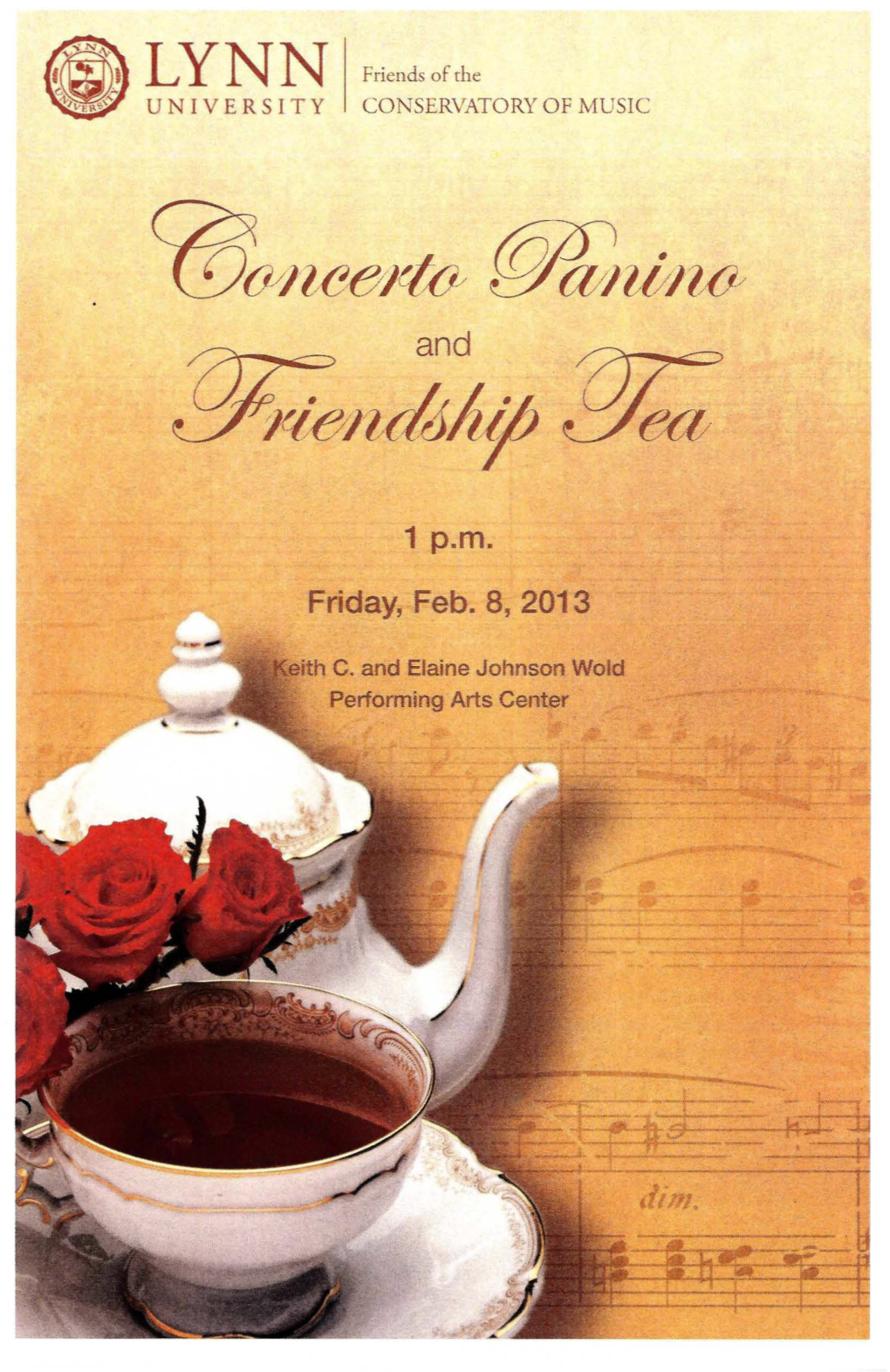 2012-2013 Concert Panino and Friendship