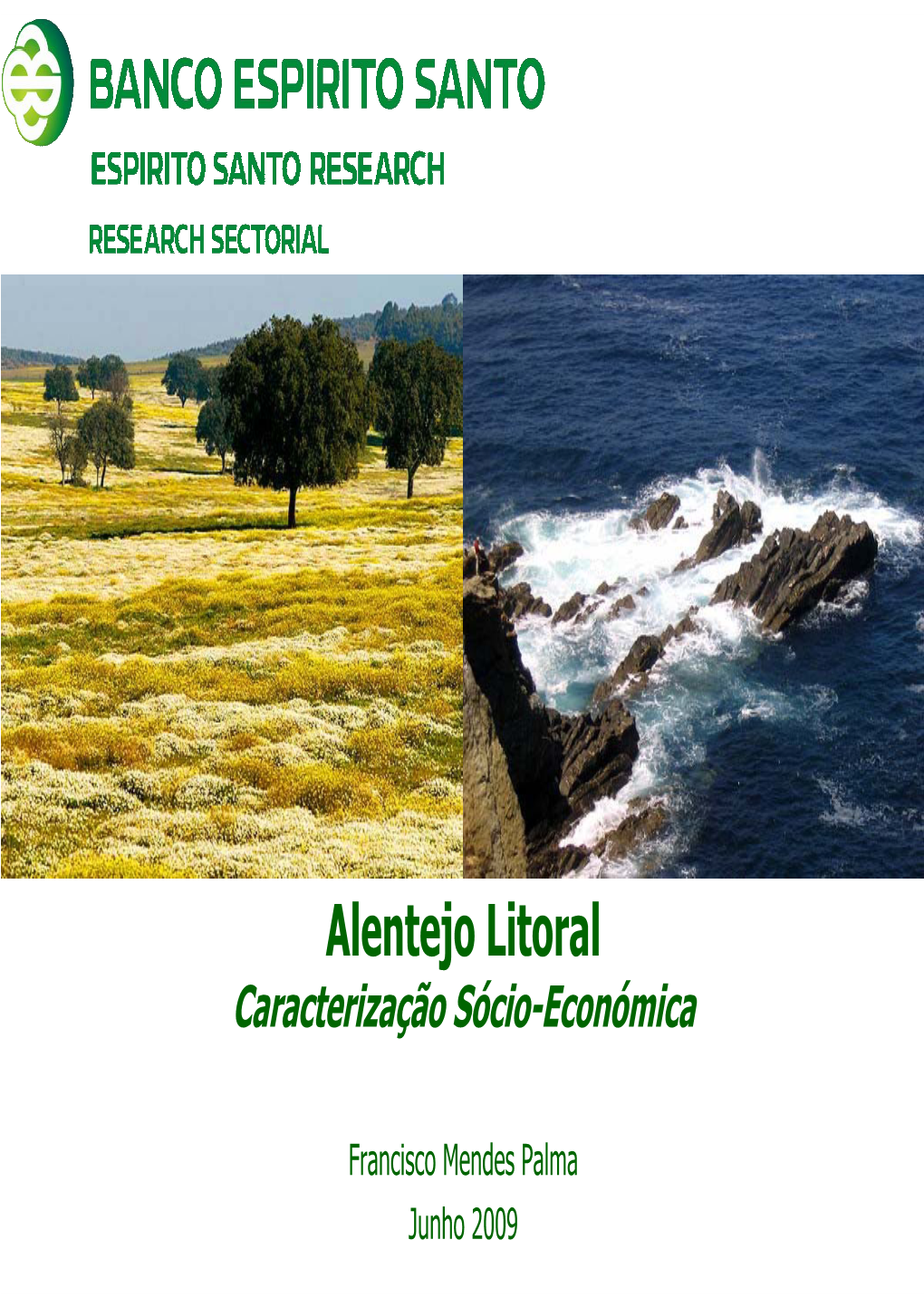 Alentejo Litoral Caracterização Sócio-Económica