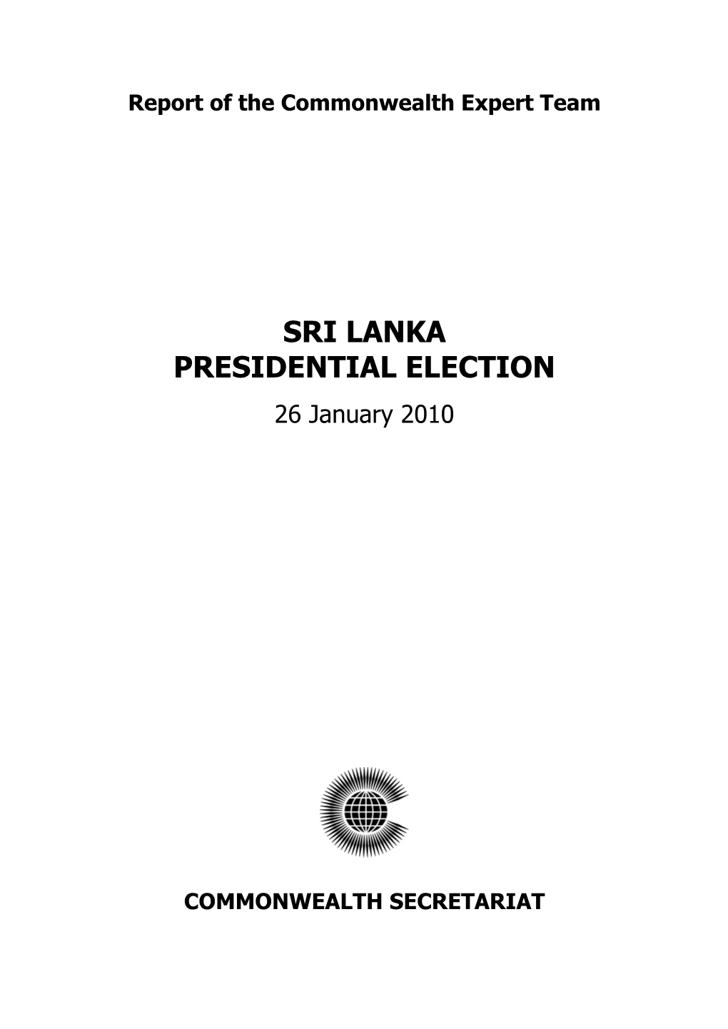 Sri Lanka Presidential Election