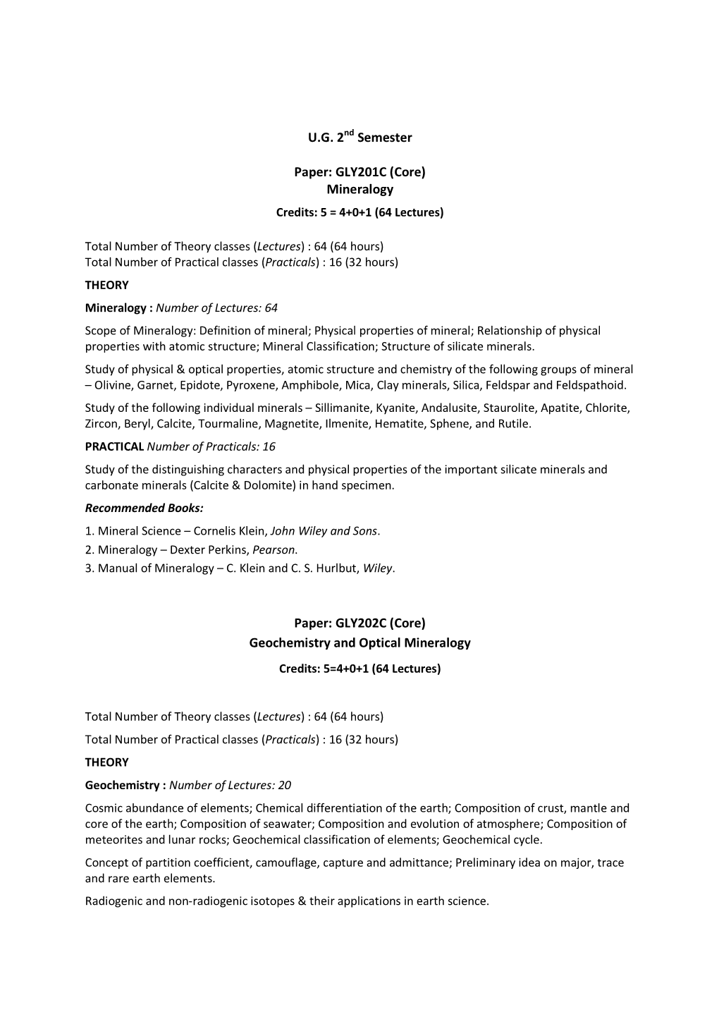 Geology and Environmental Geoscience - Robin Gill (2015); John Wiley & Sons Ltd