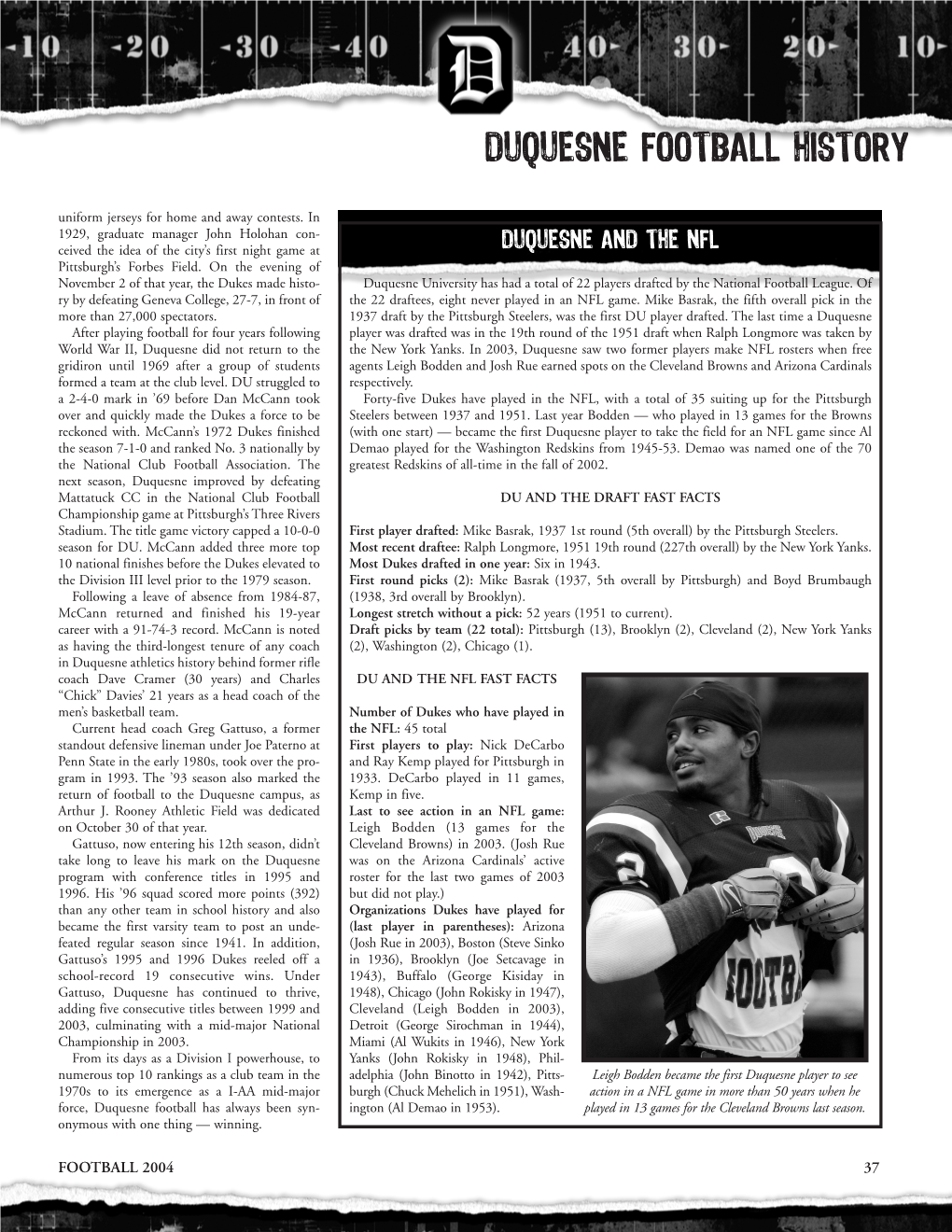 Duquesne Football History