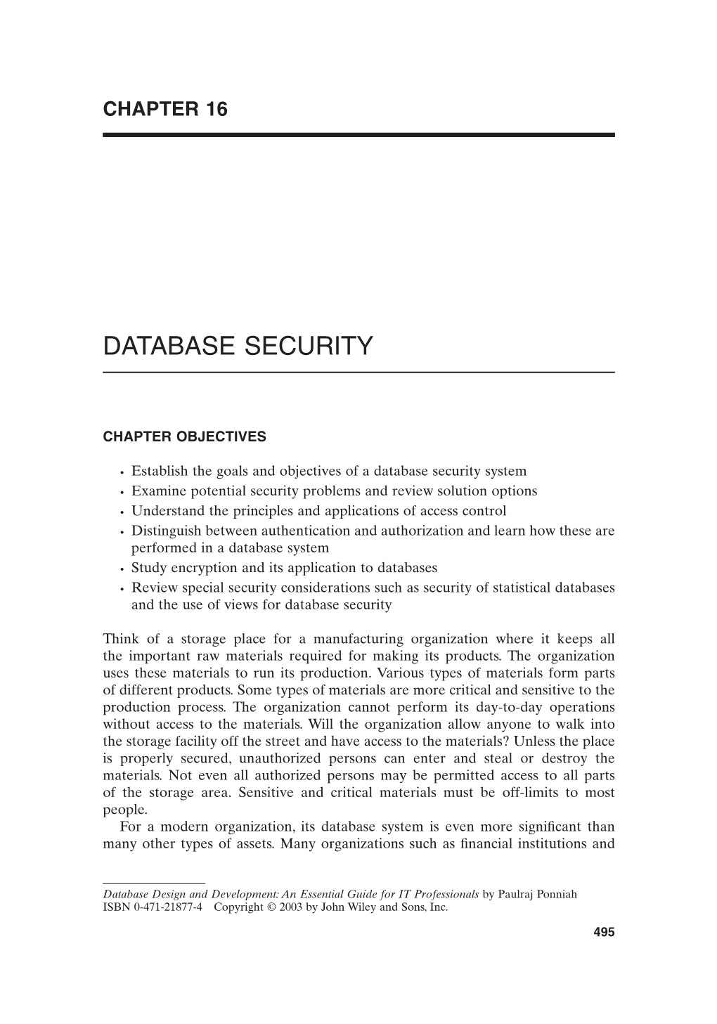 Database Security