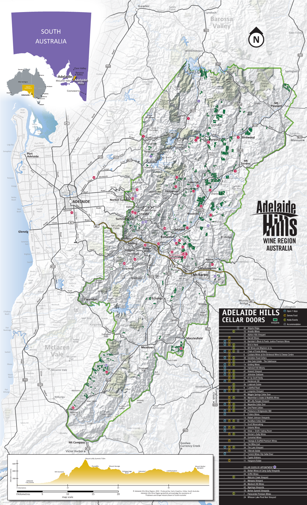 Adelaide Hills Wine Region, 2010