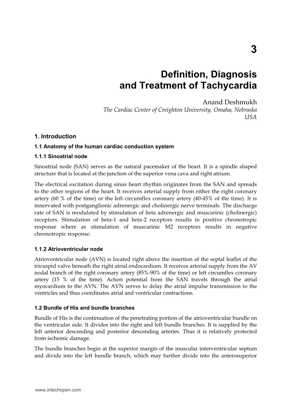 Definition, Diagnosis and Treatment of Tachycardia