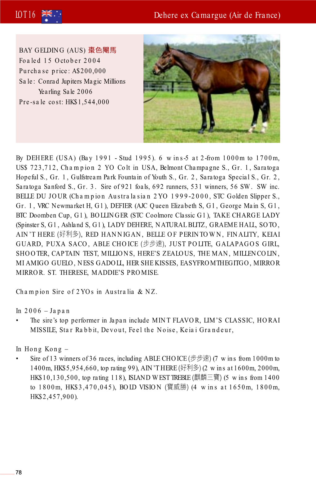 LOT 16 Dehere Ex Camargue (Air De France)