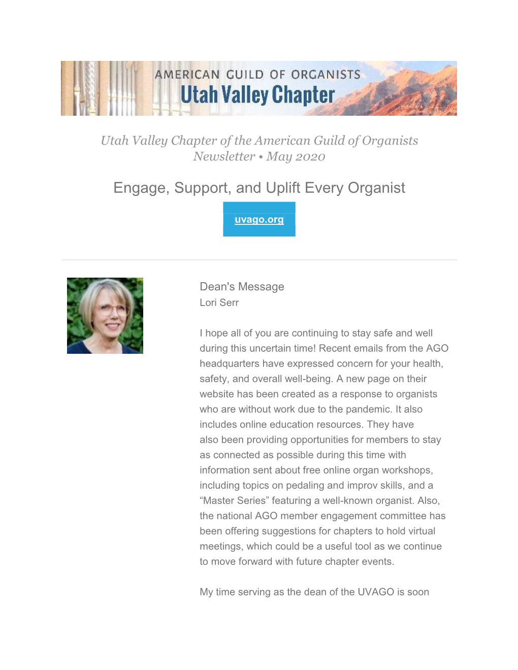 Engage, Support, and Uplift Every Organist